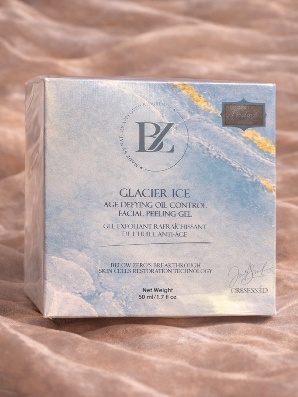 Below Zero Glacier Ice Age Defying Oil Control Facial Peeling Gel NIB